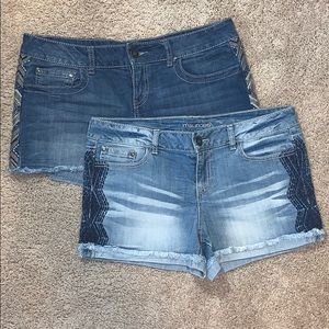 Maurice’s 2-pack denim shorts